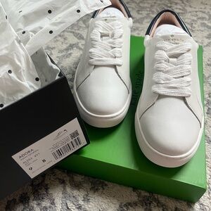 Kate Spade Classic White Leather Sneakers - Never worn